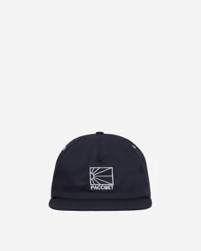 5-Panel Woven Logo Cap Blue