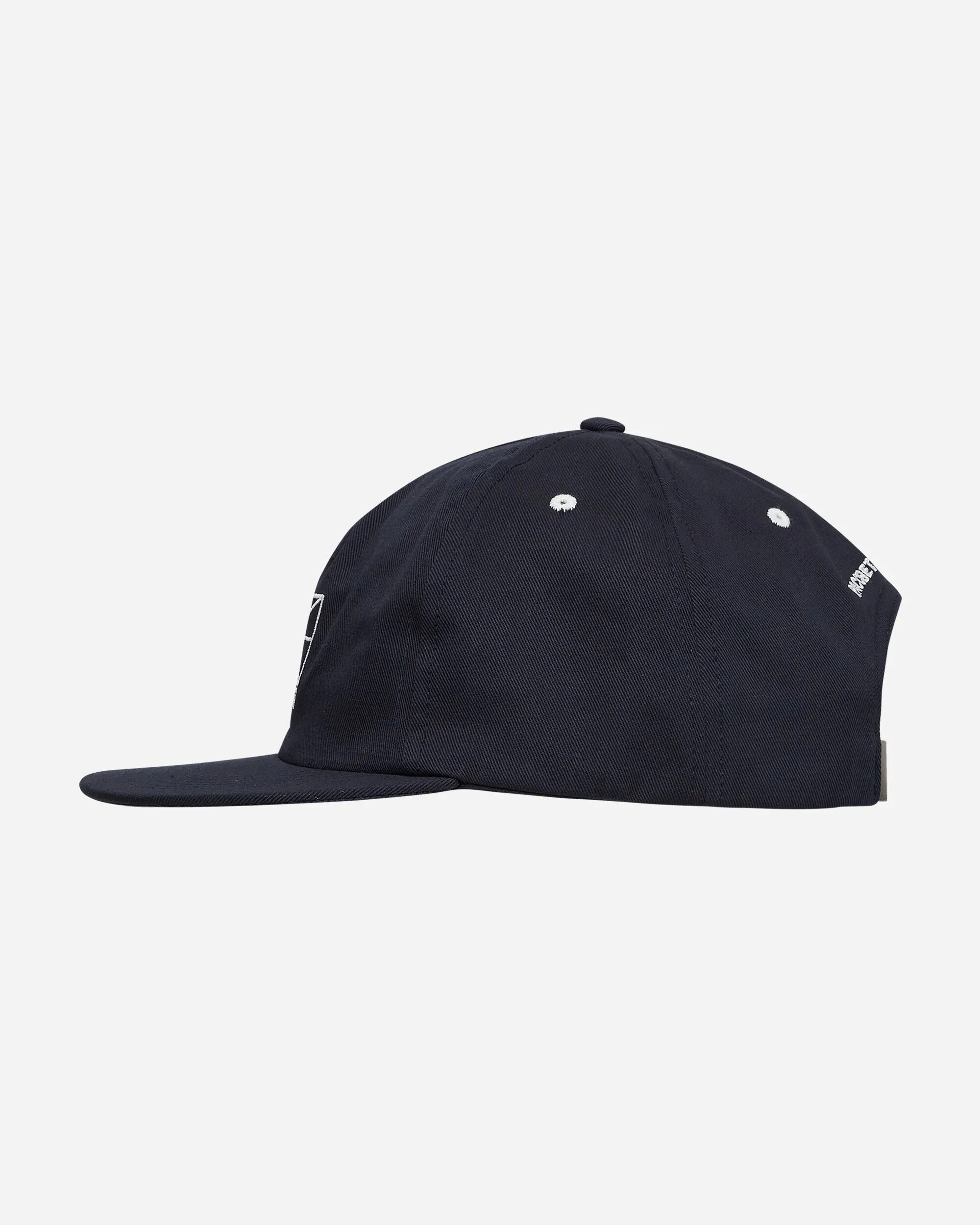 5-Panel Woven Logo Cap Blue