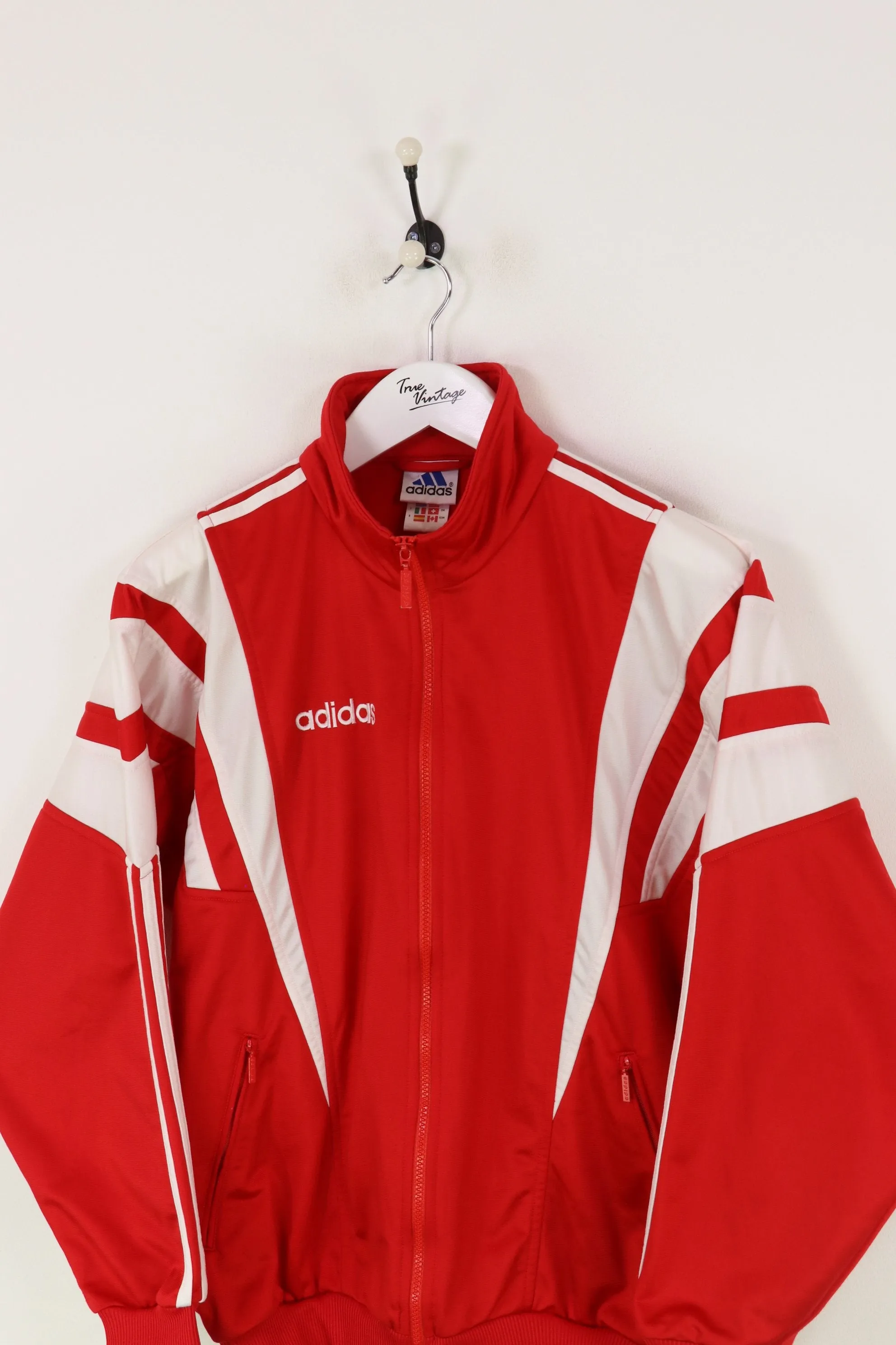 Adidas Track Jacket Red Large