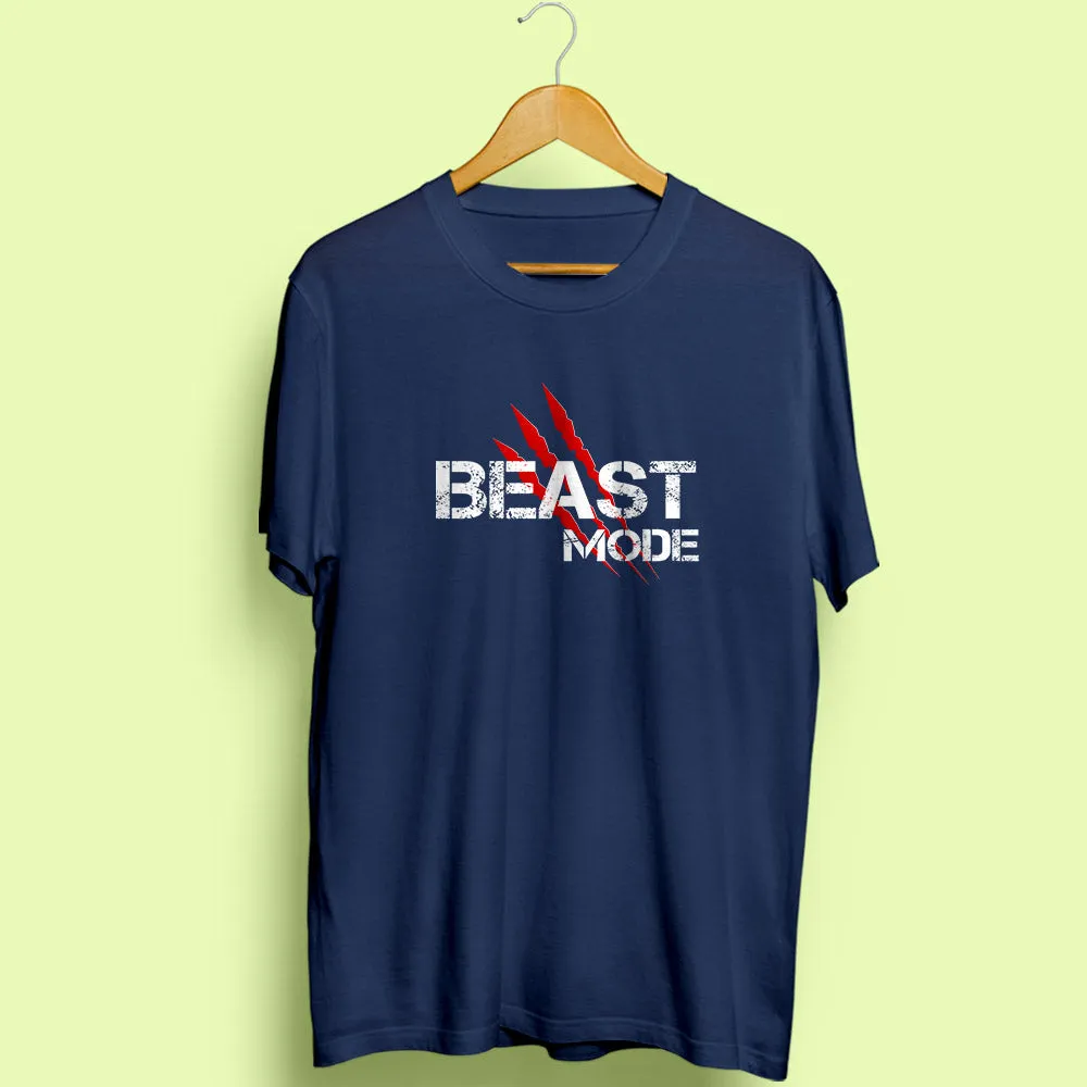 Beast Mode Half Sleeve T-Shirt