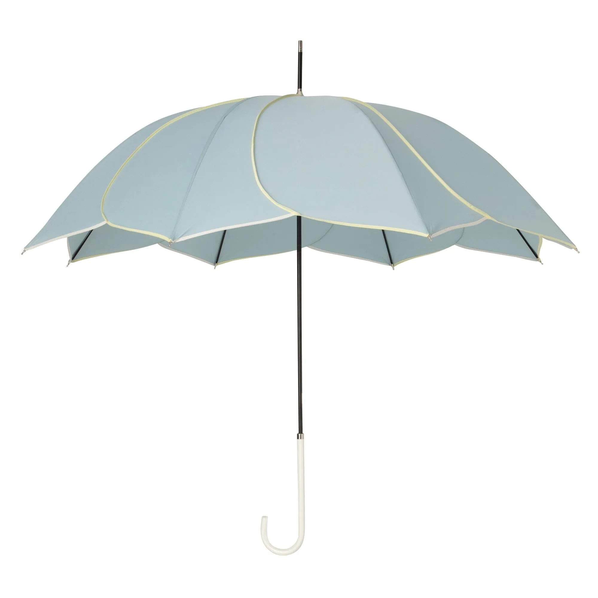 Bicolor Piping Umbrella Green 58Cm