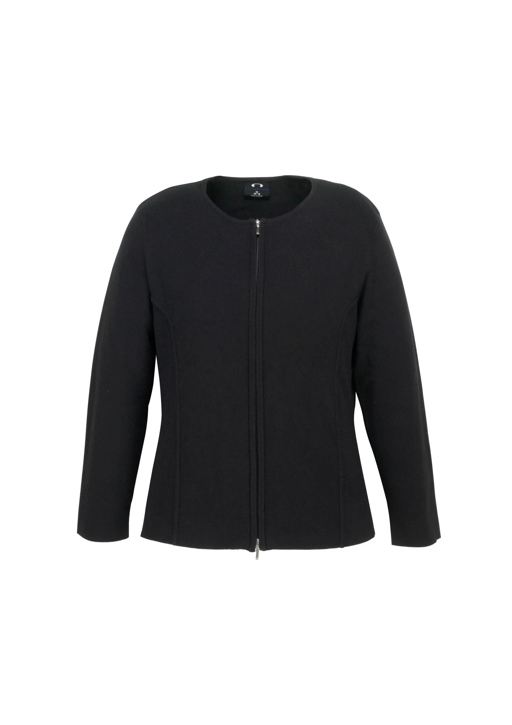 Biz Collection Ladies 2 Way Zip Cardigan