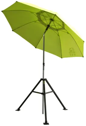 Black Stallion Core Industrial Umbrella w/Tripod Stand UB250-YEL