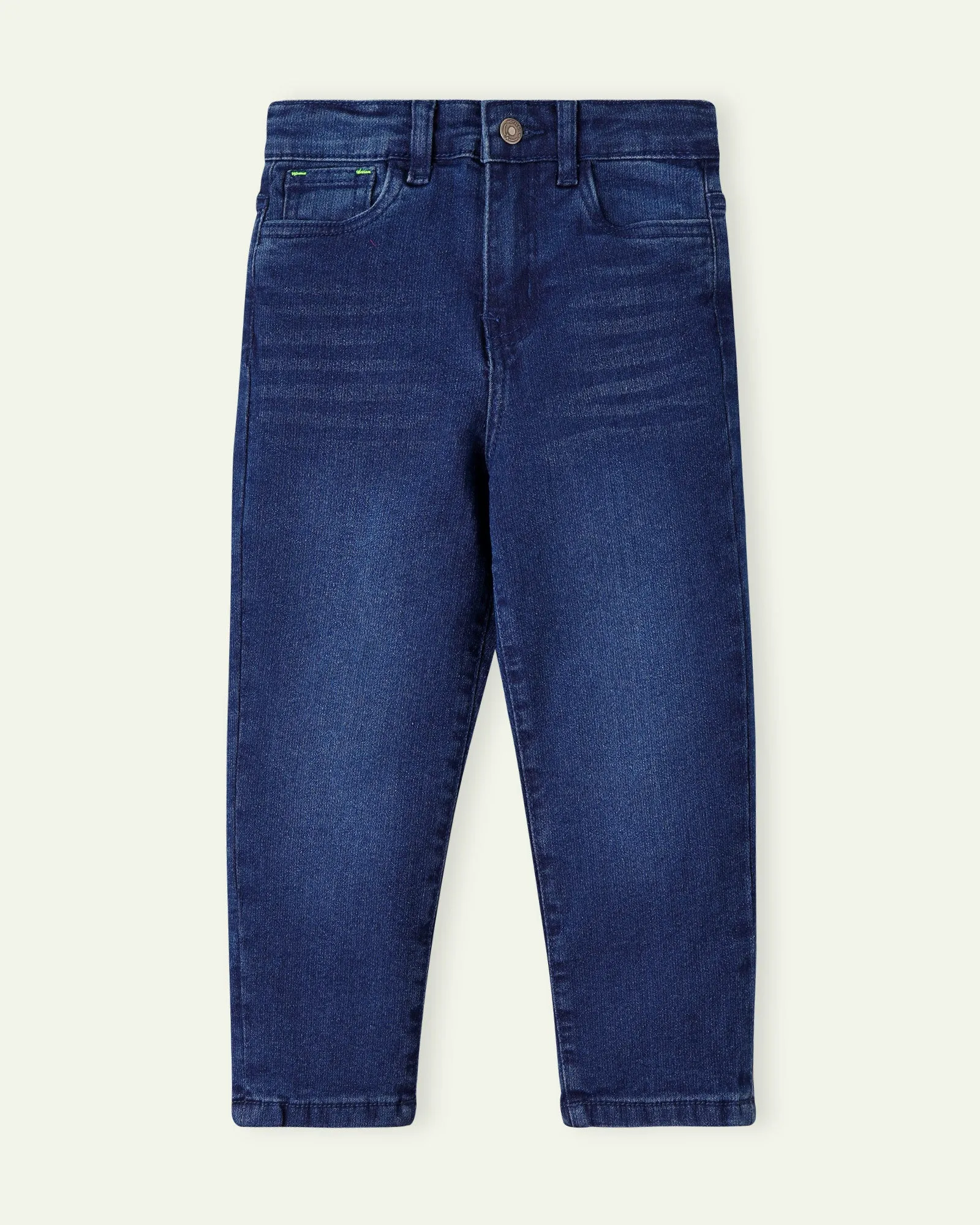 Blue Straight Fit Jeans