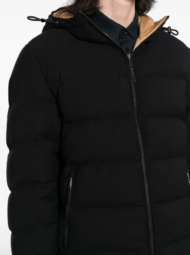 BOSS padded hooded down jacket