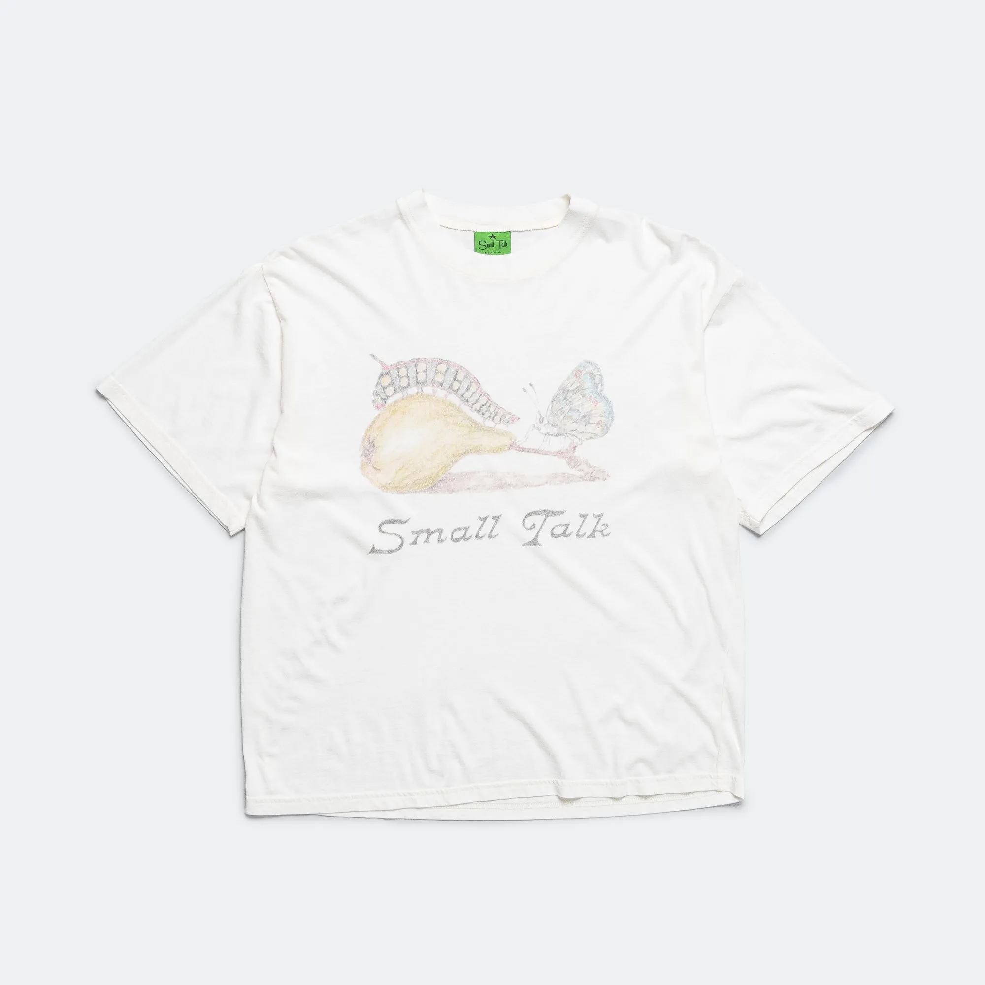 Butterfly Caterpillar Tee - White