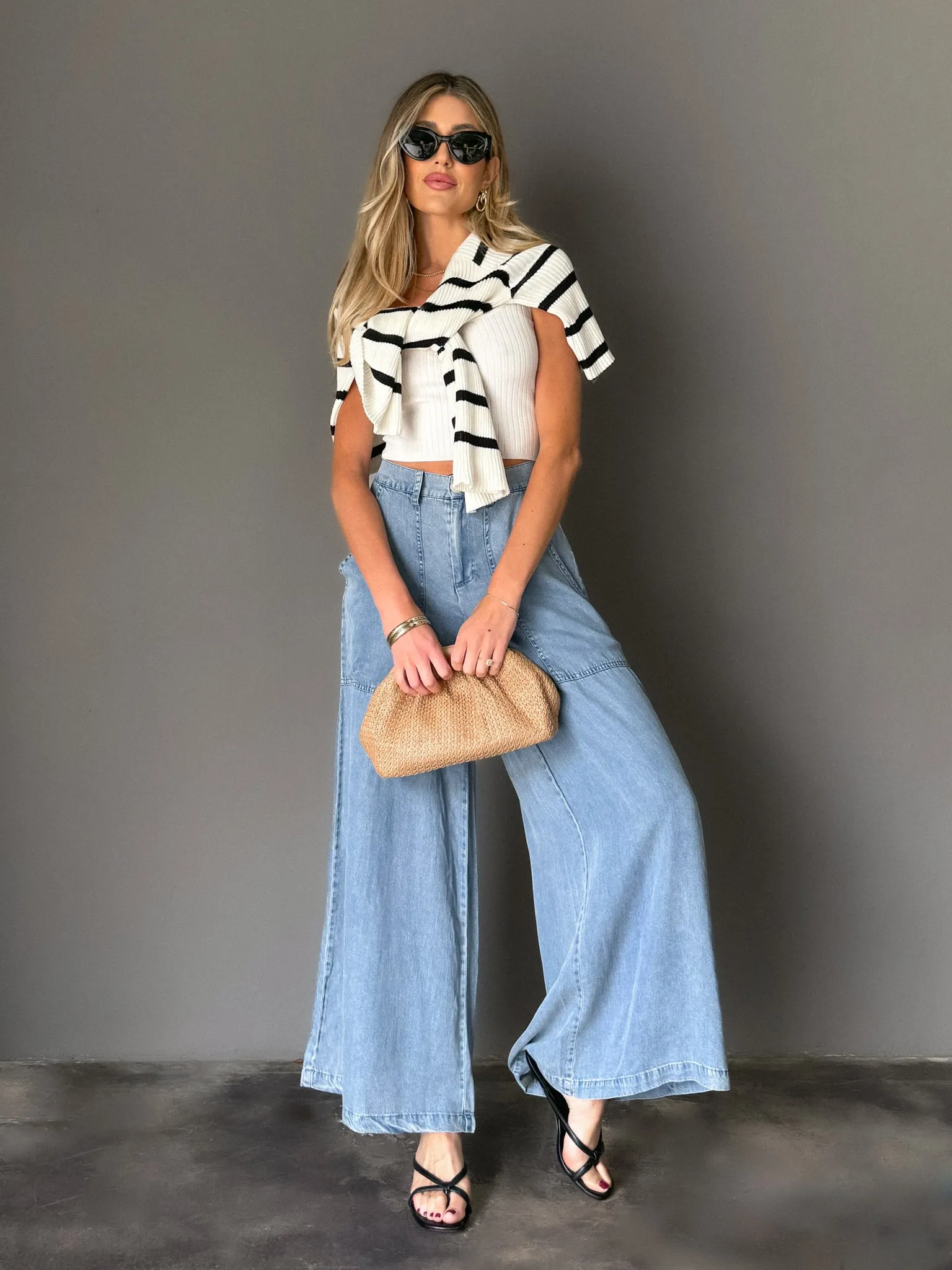 Cadillac Denim Wide Leg Pants