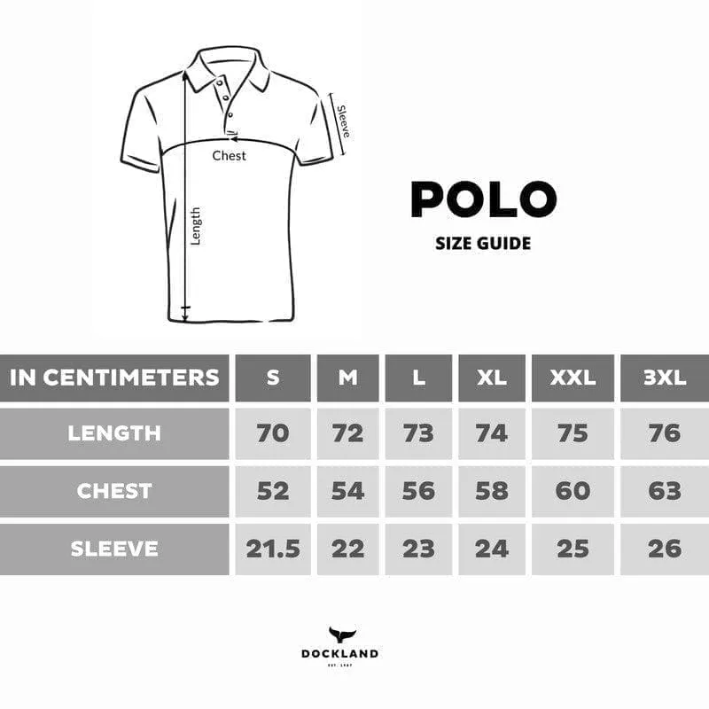 Classic Fit Patterned Polo Shirt - Indigo