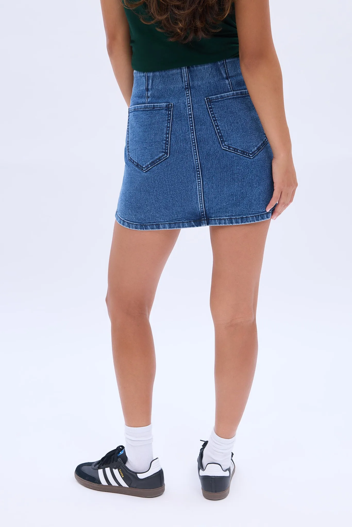 Denim Mini Skirt