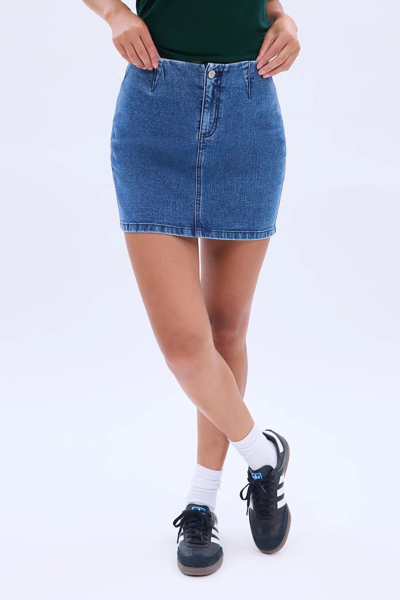 Denim Mini Skirt