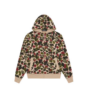 DUCK CAMO ZIP-THROUGH HOOD - MULTI CAMO