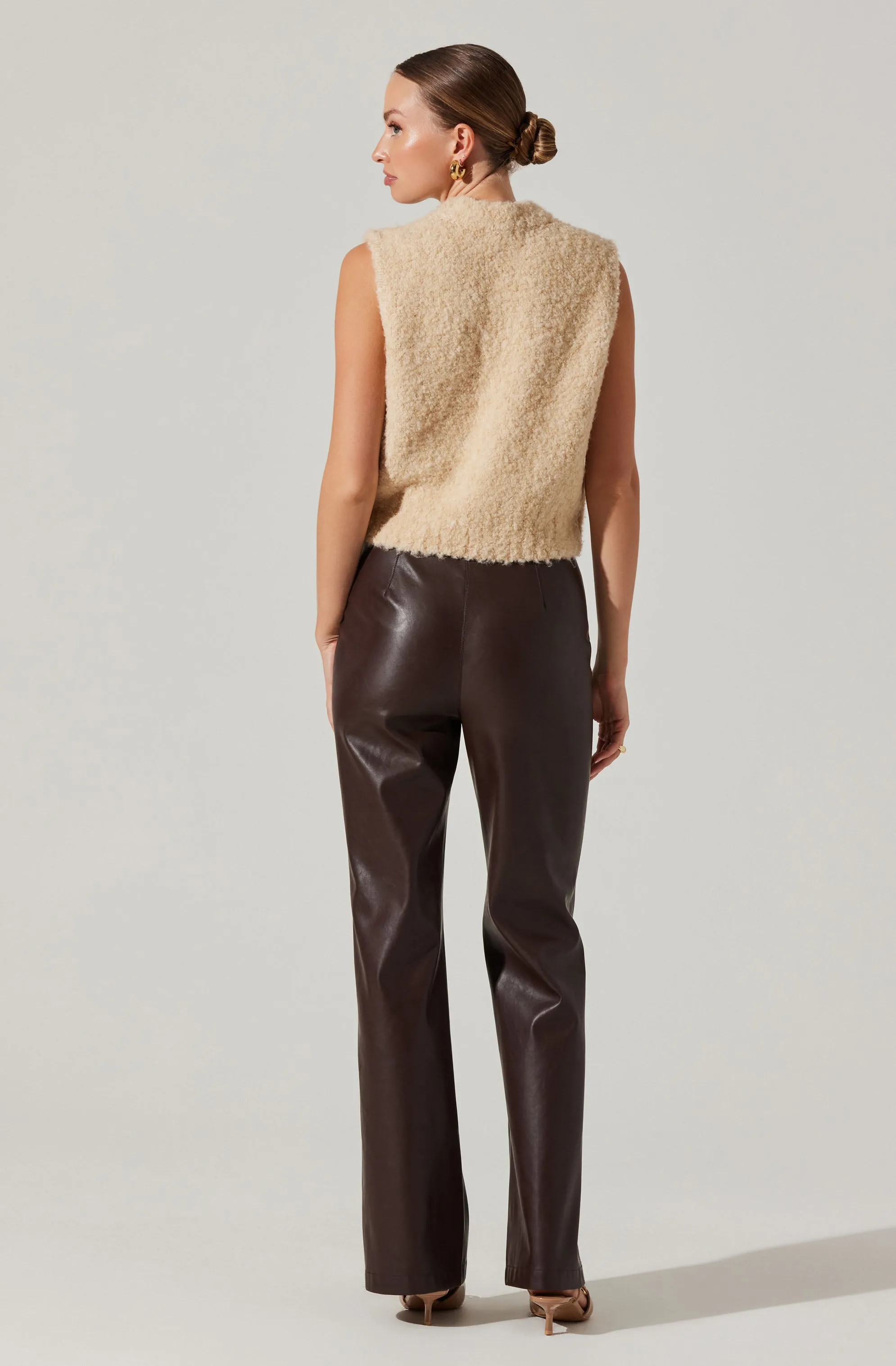 Edlyn Boucle Mock Neck Sweater