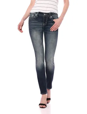 Flying High Embellished Straight Jeans