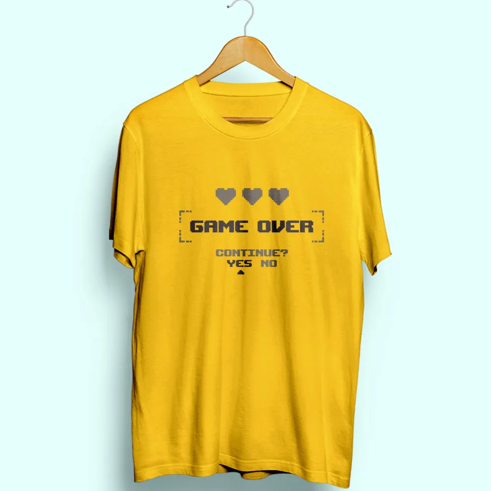 Game Over Half Sleeve T-Shirt