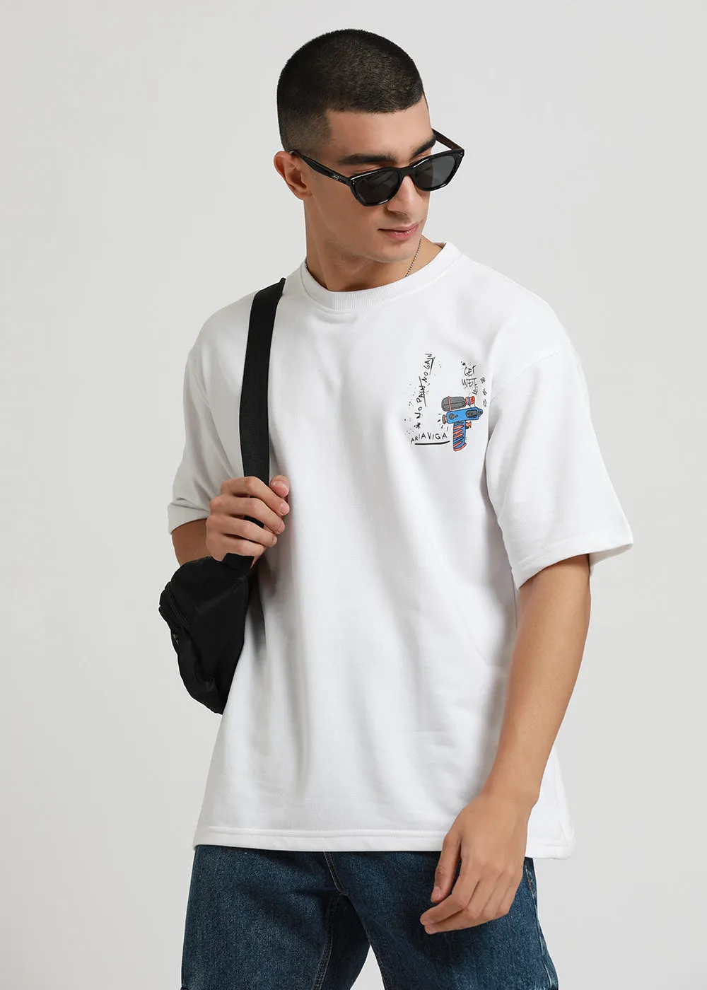 Ghost White Oversized T-shirt