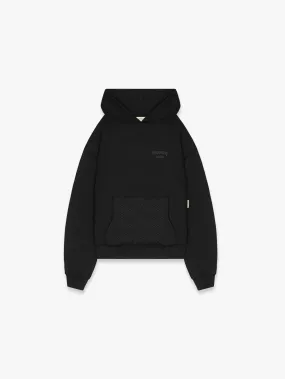 HOODIE WITH NET - BLACK