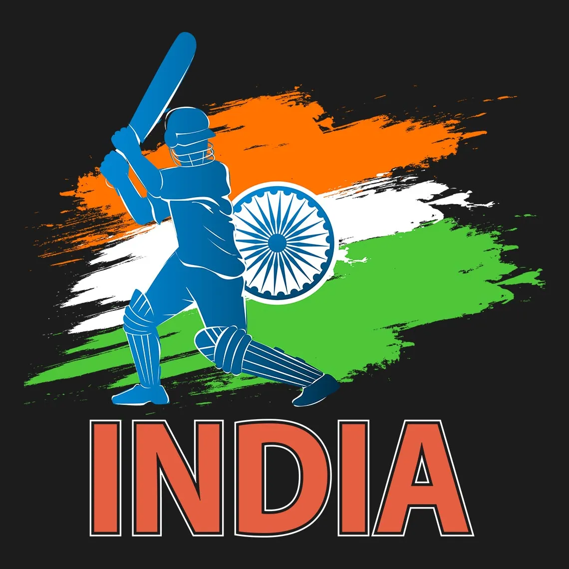 INDIA Cricket Half Sleeve T-Shirt