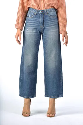 Jeans donna wide leg Monia PR33 SS24