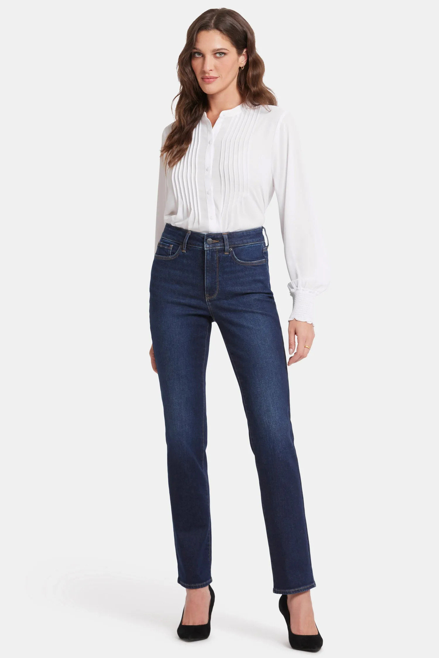 Marilyn Straight Jeans - River Bridge