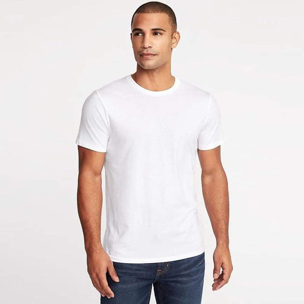 Men's Cotton Crew Neck Basic T-Shirt