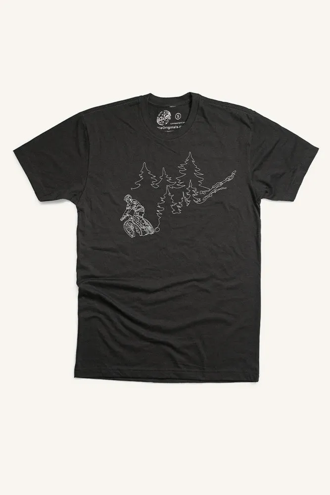 One Line Mountain Bike T-shirt (Mens)