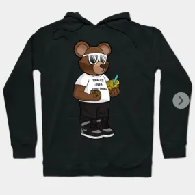 Snacks Over Everything Bear Hoodie