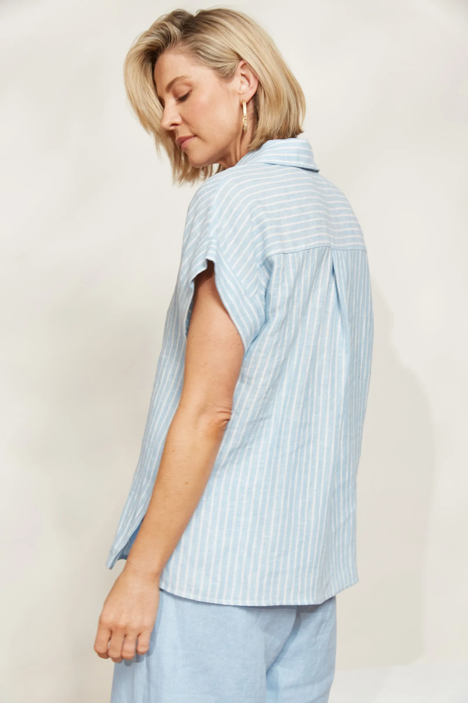 Sojourn Stripe Shirt - Coast