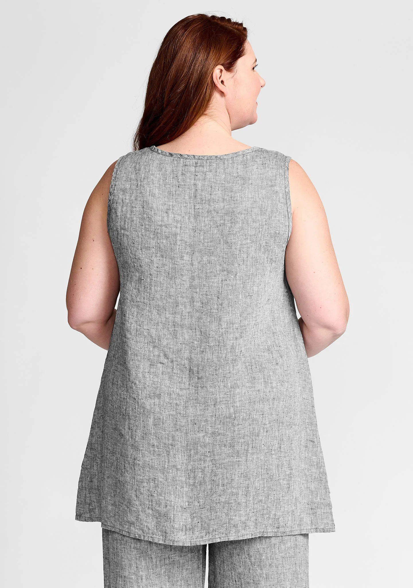 Tuck Tunic - Linen Tank Top