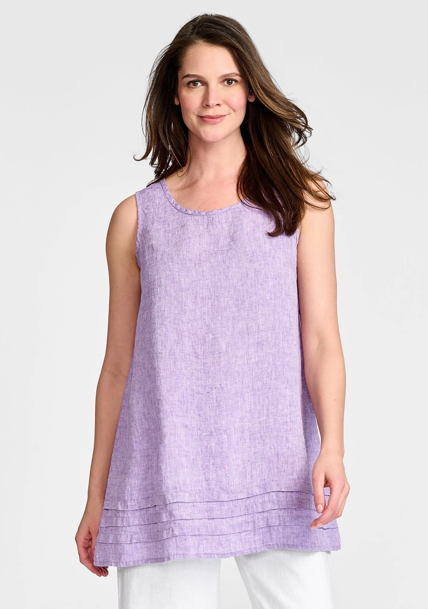 Tuck Tunic - Linen Tank Top