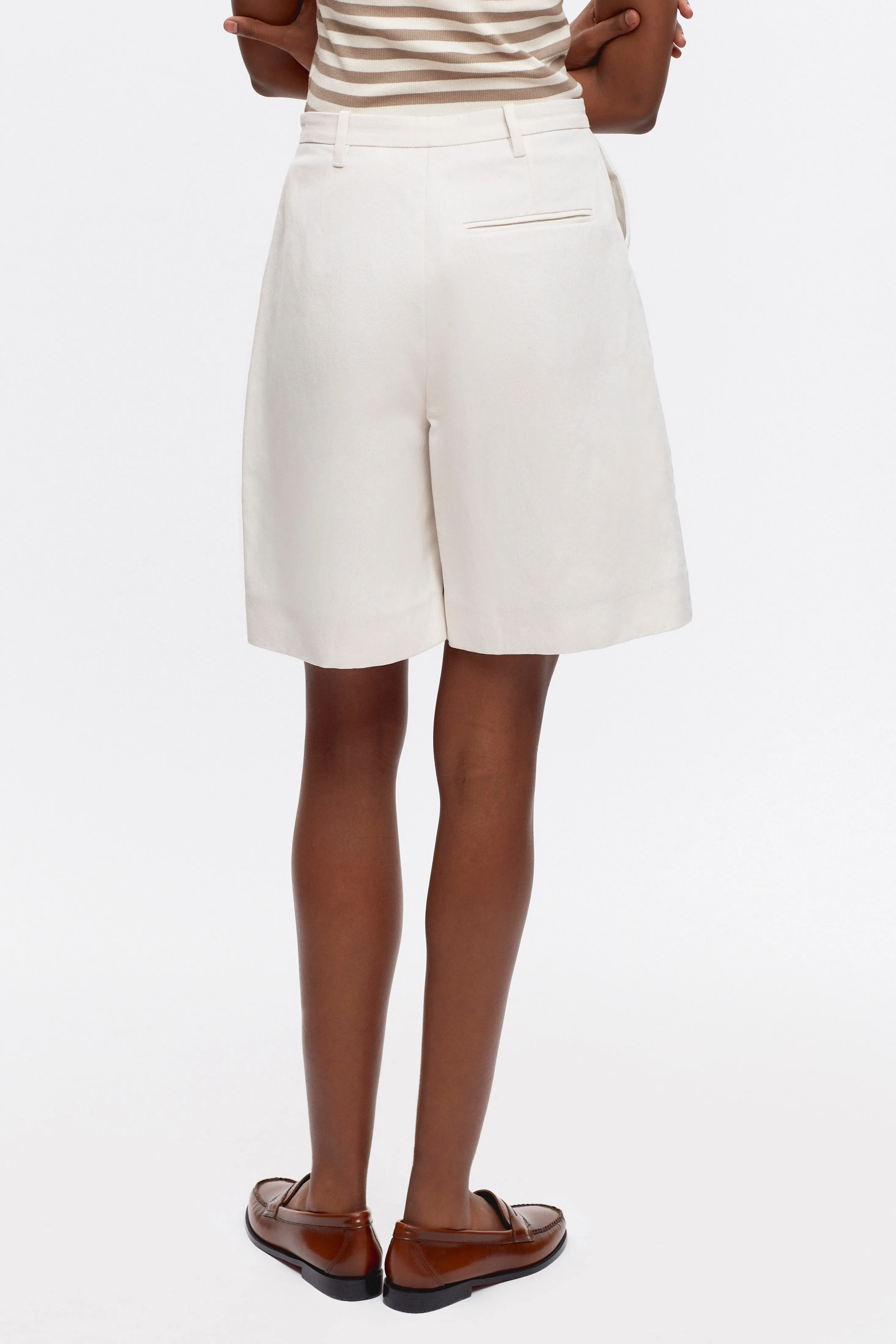 Women's Linen Station Short in Birch