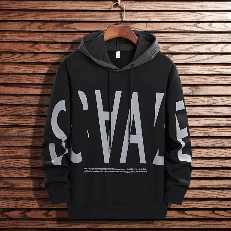 Youth Casual Loose Long Sleeve Hoodie